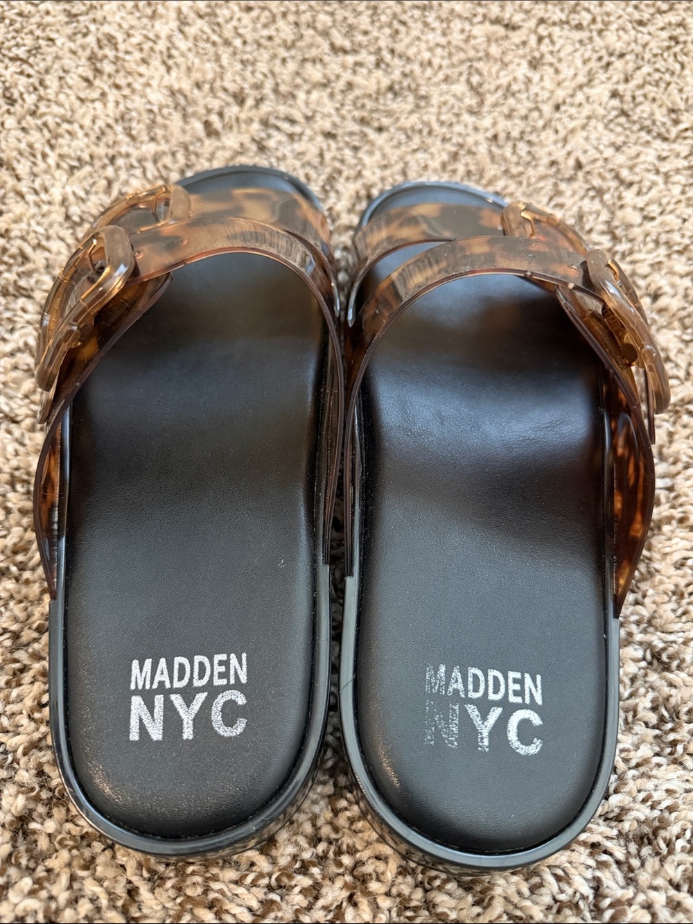 Madden NYC Jelly Footbed Sandals - Picture 2 of 7